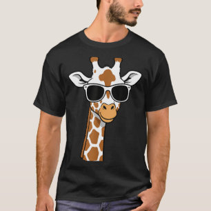 Giraffen-Gesicht-Sonnenbrille Lustige Giraffe für T-Shirt