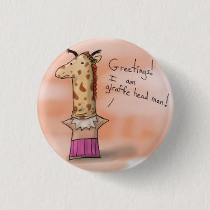 Giraffen-Hauptmann Button