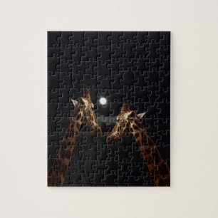Giraffen_Im Mondlicht. Puzzle