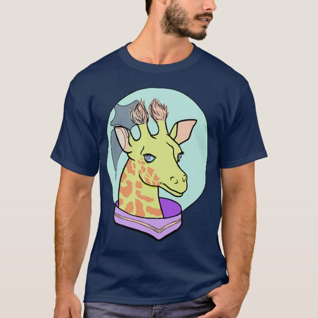 Giraffen (IM RAUM) T-Shirt (Vorderseite)