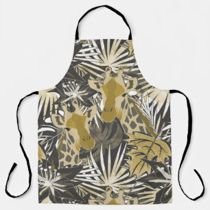 Giraffen im tropischen Wald. Schürze