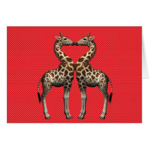 Giraffen in Liebe