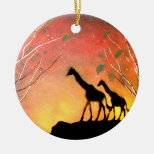 Giraffen Keramikornament