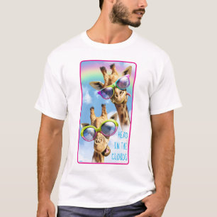 Giraffen mit Sonnenbrille T-Shirt
