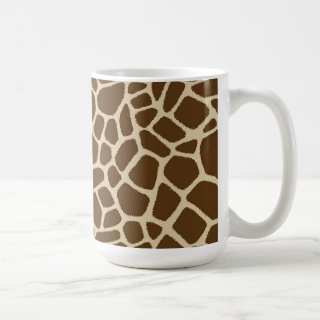 Giraffen-Muster-Kaffee-Tasse Tasse (Rechts)