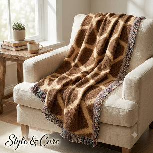 Giraffen-Muster Stylisches gemütliches Wohnzimmer Decke