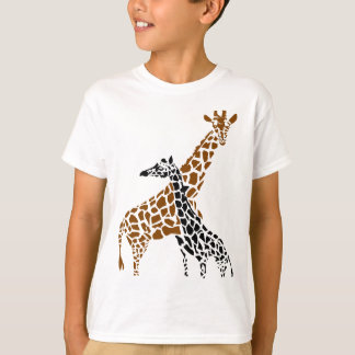 Giraffen-Mutter und Kind T-Shirt