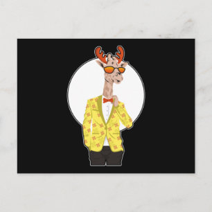 Giraffen Niedlich Safari Cooles Tierdesign Geschen Postkarte