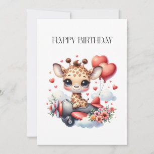 Giraffen-Pilot Geburtstag