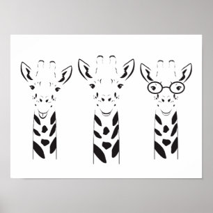 Giraffen Poster