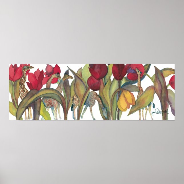 Giraffen Poster (Vorne)