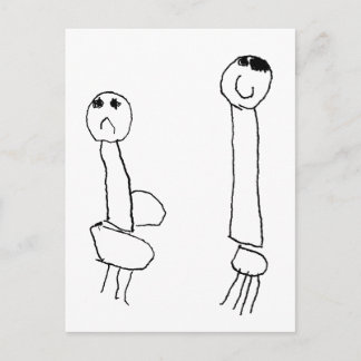 Giraffen Postkarte