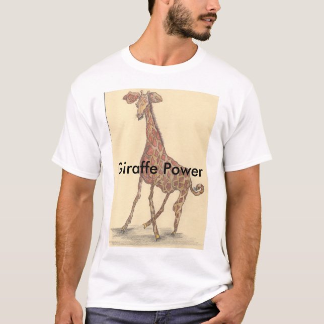 Giraffen-Power-T - Shirt (Vorderseite)