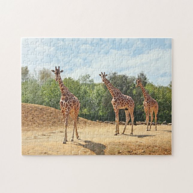 Giraffen-Puzzlespiel Puzzle (Horizontal)
