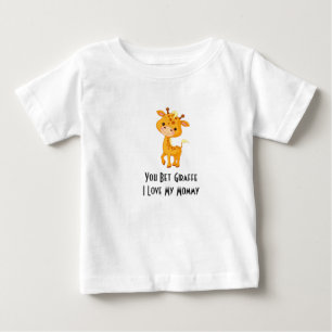 GIRAFFEN-RÜSCHE-KLEID BABY T-SHIRT