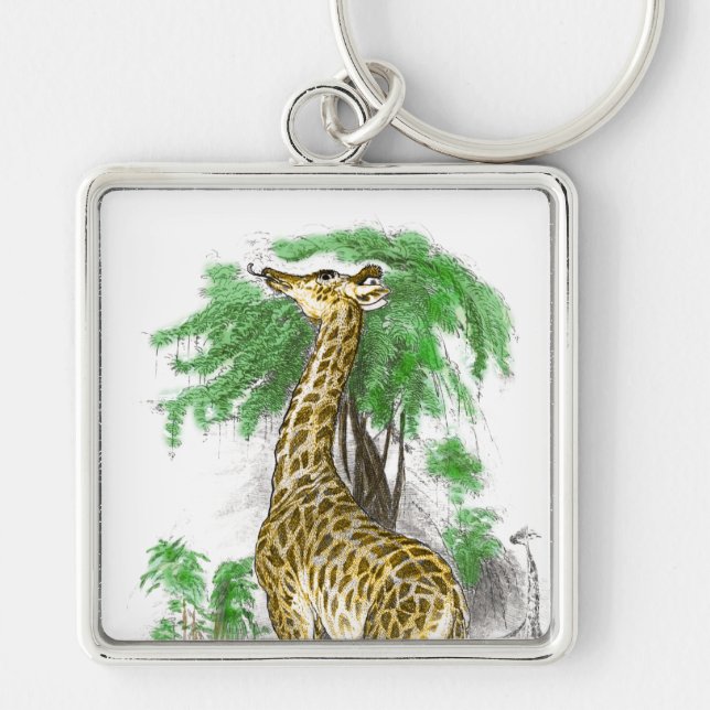Giraffen-Schlüsselanhänger Schlüsselanhänger (Vorne)