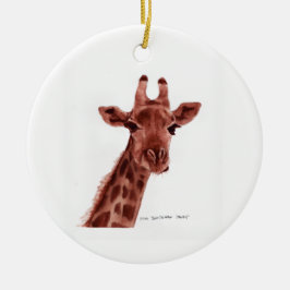 Giraffen-Schmuck Keramik Ornament