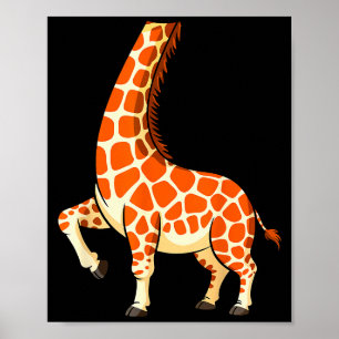 Giraffen-Shirt Erwachsene Männer Frauen Kinder Gir Poster