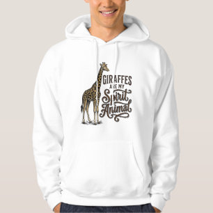 Giraffen sind mein spirituelles Tier, Vintage-Shir Hoodie