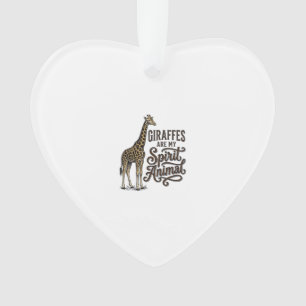 Giraffen sind mein spirituelles Tier, Vintage-Shir Ornament