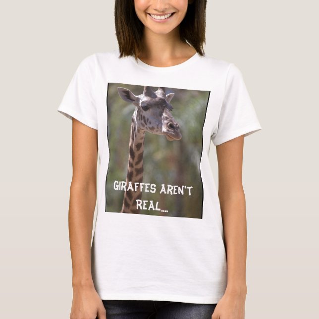 Giraffen sind nicht wirklich….Die Briten bildeten T-Shirt (Vorderseite)