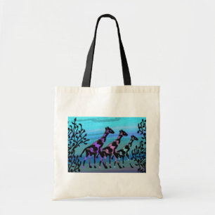 Giraffen-Sonnenaufgang-Tasche Tragetasche
