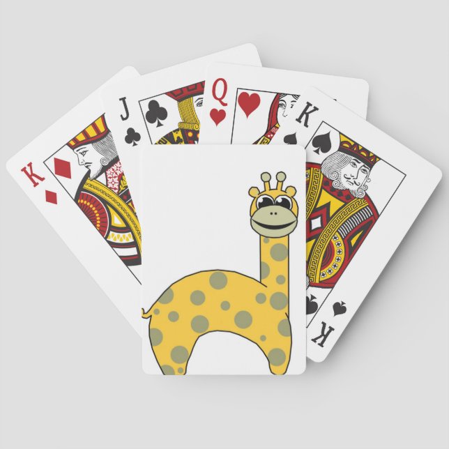 Giraffen Spielkarten (Rückseite)