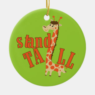 Giraffen-Stand hoch Keramikornament