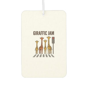 Giraffen-Stau Lustiger Giraffenübergang Vintage-Ve Autolufterfrischer