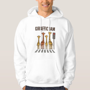 Giraffen-Stau Lustiger Giraffenübergang Vintage-Ve Hoodie