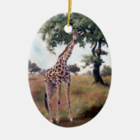 Giraffen-stehende hohe Verzierung