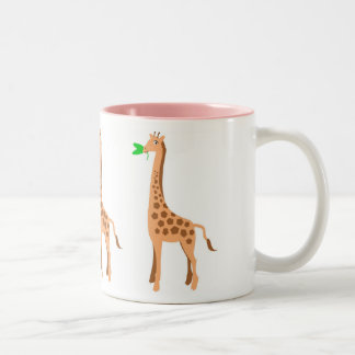 Giraffen-Tasse Zweifarbige Tasse