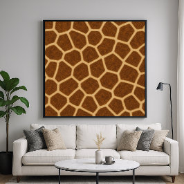 Giraffen-Tiermuster Poster