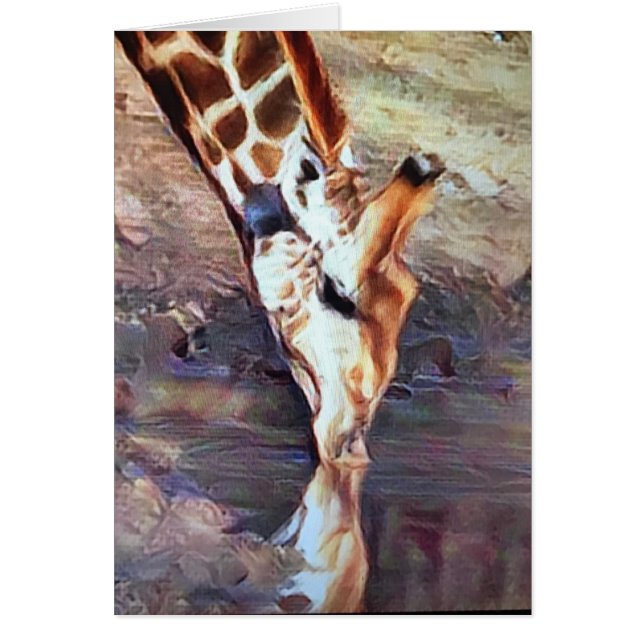 Giraffen-Trinken (Vorne)