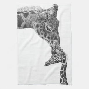Giraffen-u. Kalb-Amerikaner MoJo Geschirrtücher