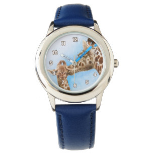 Giraffen-u. Kalb-Uhr Armbanduhr
