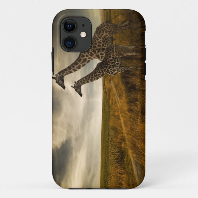 Giraffen und die Landschaft Case-Mate iPhone Hülle (Rückseite)