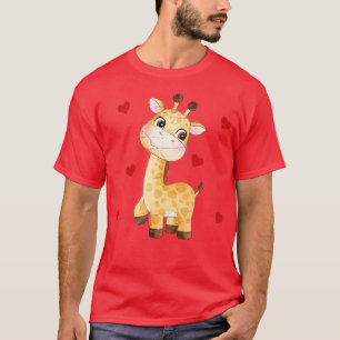 Giraffen Zoo Animal Valentinstag Gift Safari Gir T-Shirt
