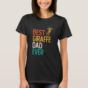 Giraffen Zoo Tier Giraffe Vater Papa Giraffe T-Shirt