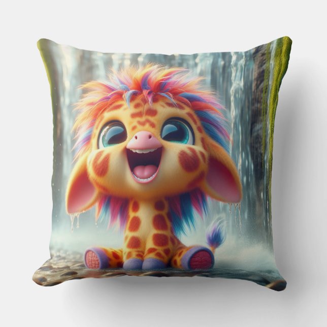 Giraffenbaby Kissen (Vorderseite)