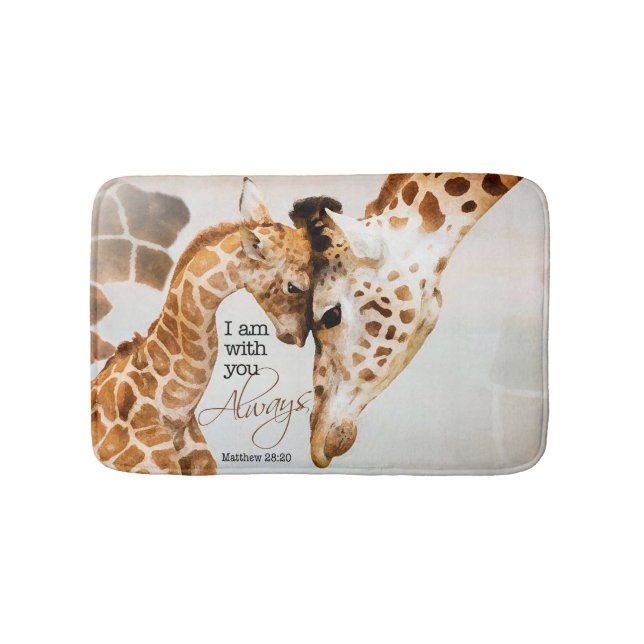 Giraffenbadmatte Badematte (Vorderseite)