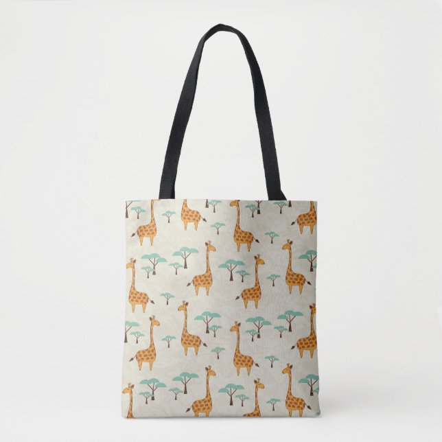 Giraffenbaumstruktur Vintage Muster. (Vorderseite)