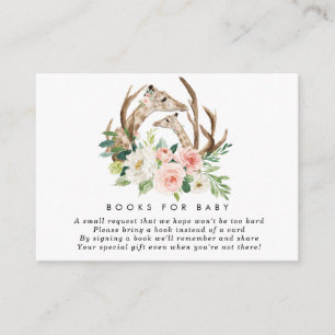 Giraffenblumenbücher für Babybuch verlangen Karte