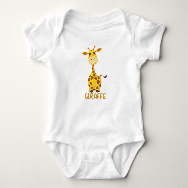 Giraffenbodysuit für Kinder Baby Strampler (Vorderseite)