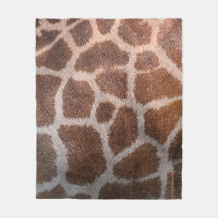Giraffenhauttextur Fleecedecke