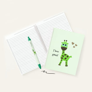 Giraffenheft Notizbuch