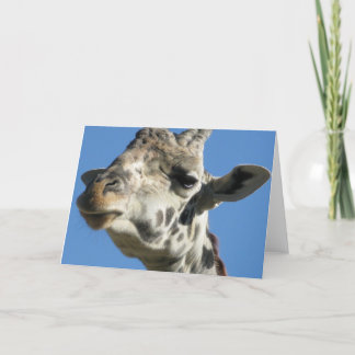 Giraffenkarte Karte