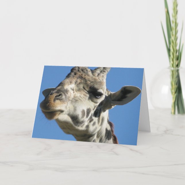 Giraffenkarte Karte (Vorderseite)