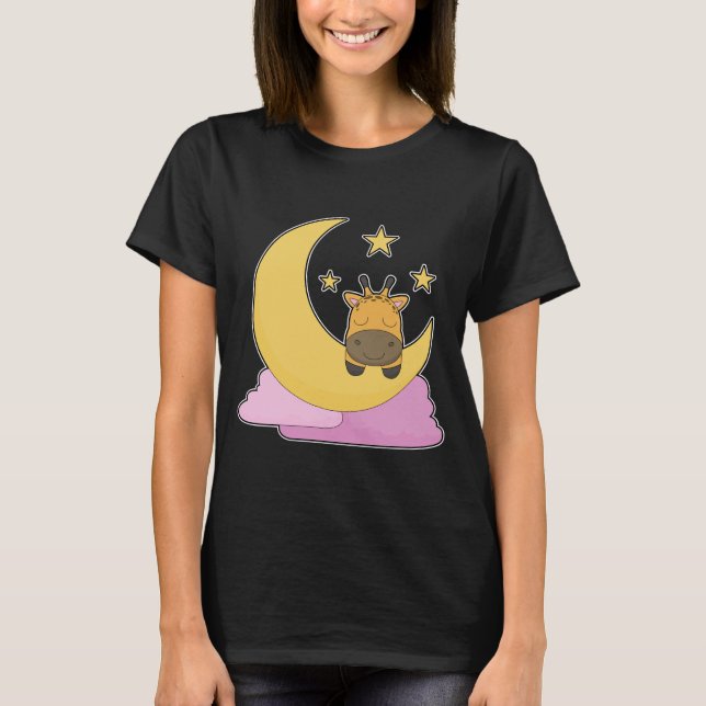 Giraffenmond T-Shirt (Vorderseite)