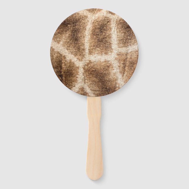 Giraffenmuster Fächer (Vorderseite)